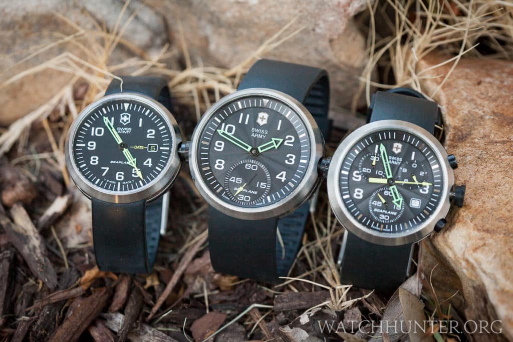 Victorinox Swiss Army SeaPlane Watches - Tritium dial, Mechanical XL and Chronograph