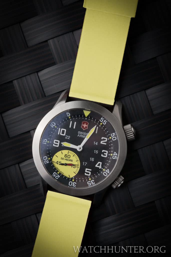 I did not like the way a yellow watchband looked on the Airboss Mach 4 LE