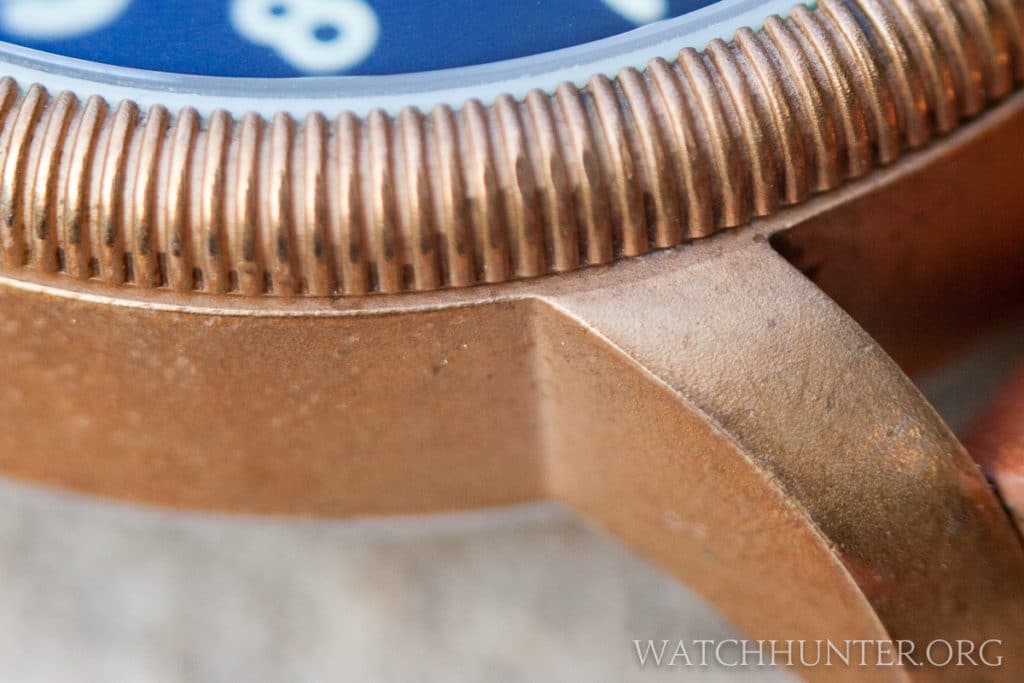 The magic of bronze watches... A closeup of my Lum-Tec Bronze Combat B18