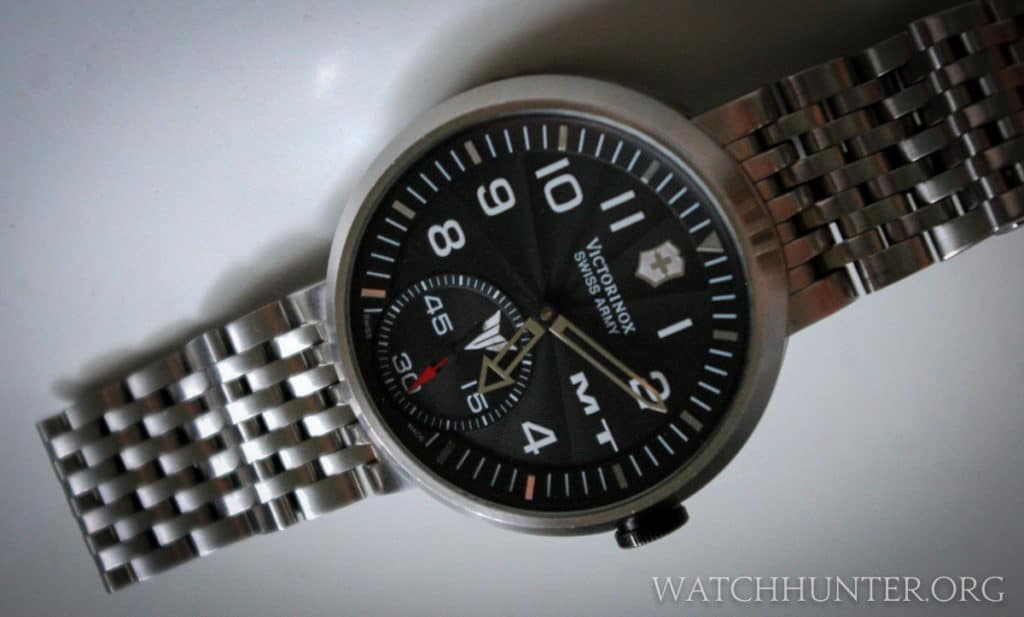 This watch may look familiar, but it is highly modified from an exisiting Victorinox model. Photo: cytochrom