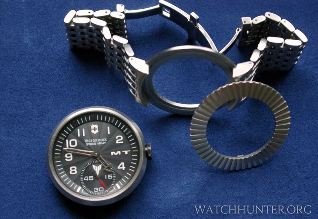 The Yamaha MT-01 watch was based on Victorinox's SeaPlane XL modular watch. Photo: cytochrom