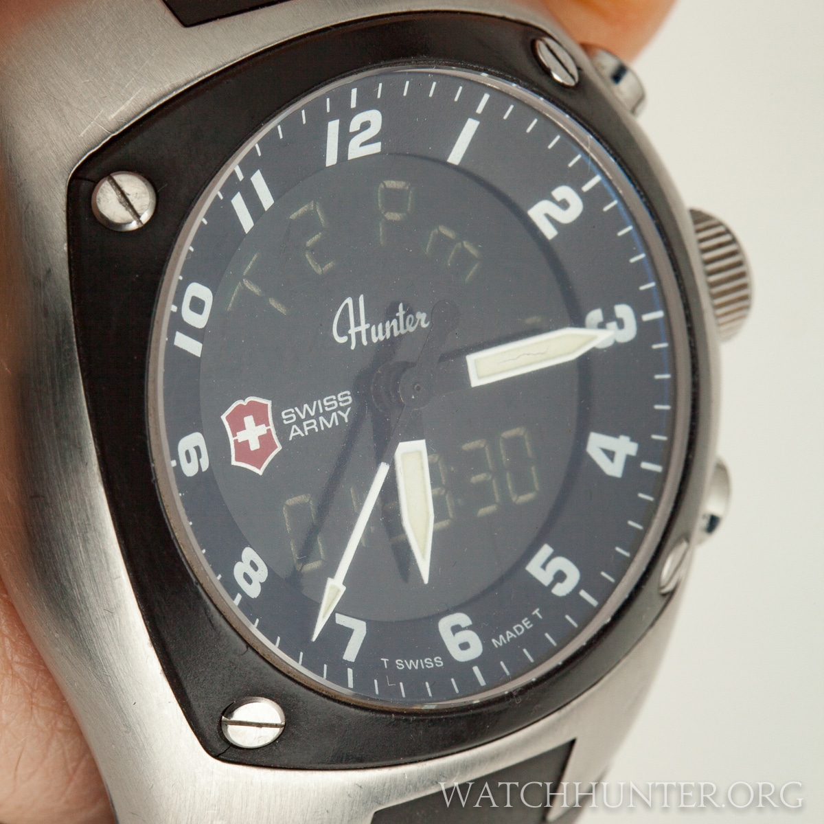 swiss analog digital watch