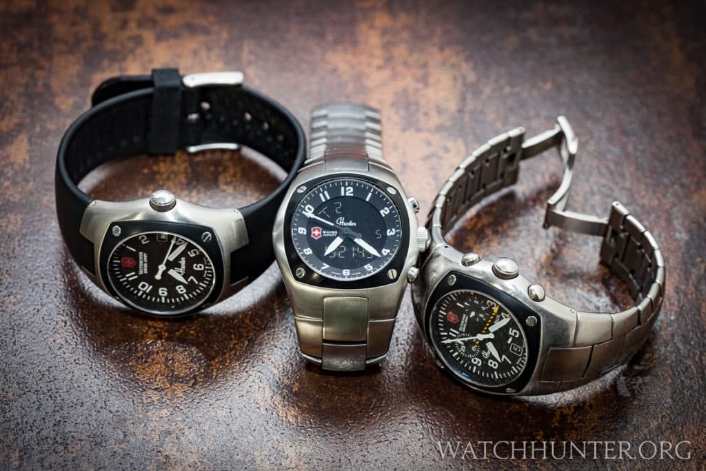 Victorinox Swiss Army Hunter Watches - Mach 1, Mach 3 and Mach 2 share family traits yet each has unique functions